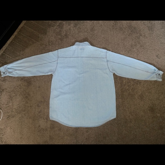 Vintage (Unisex) Levi Denim Button-Up Shirt - Picture 6 of 7
